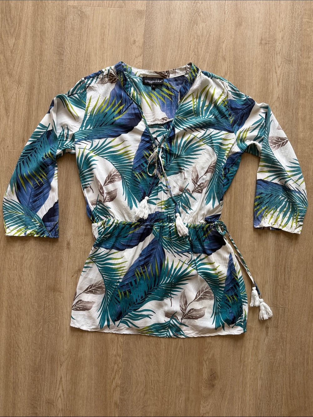 Tropical Swimsuit Coverup